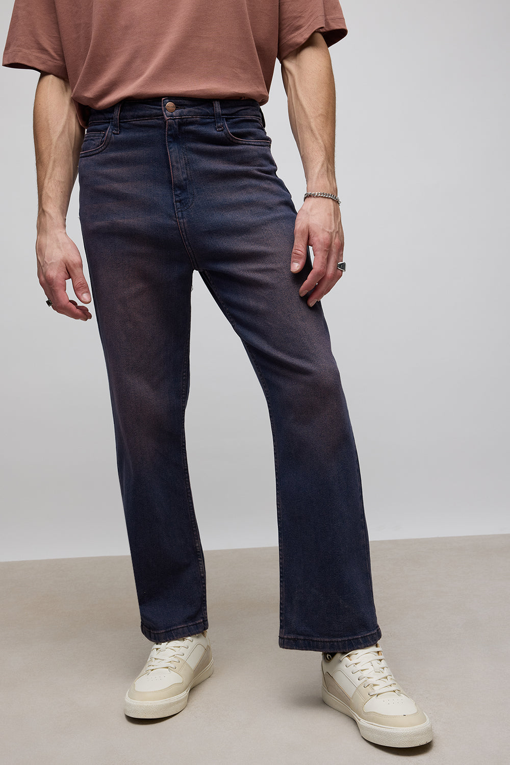 FUN WASH STRAIGHT MEN'S JEANS