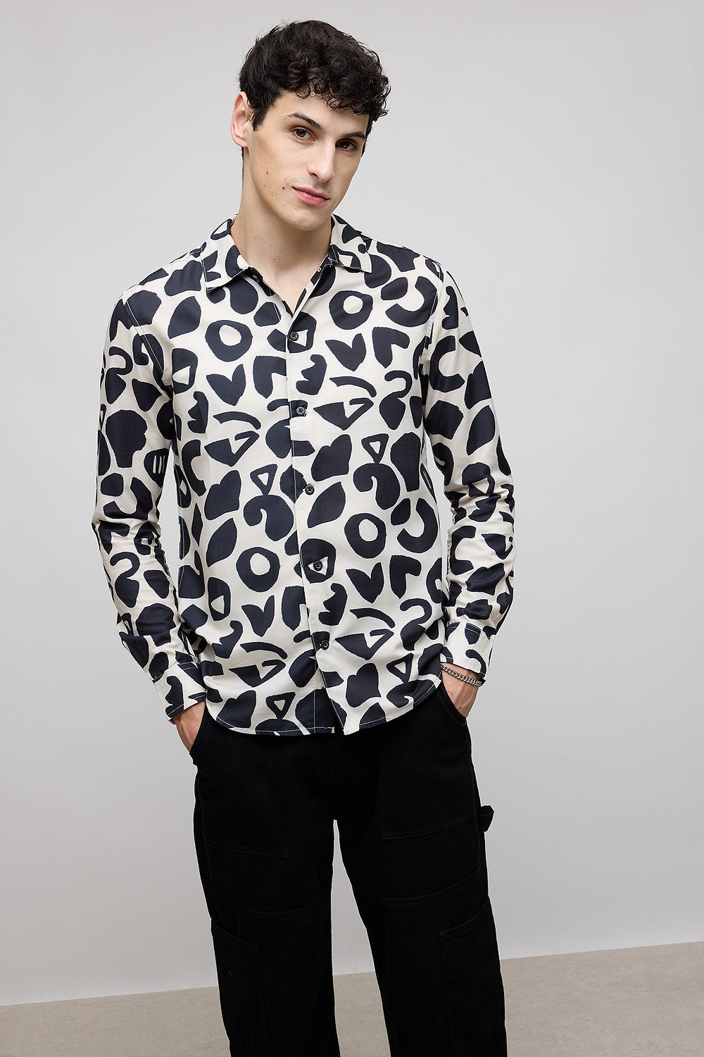 Playful Imprints Full Sleeves Men's Shirt