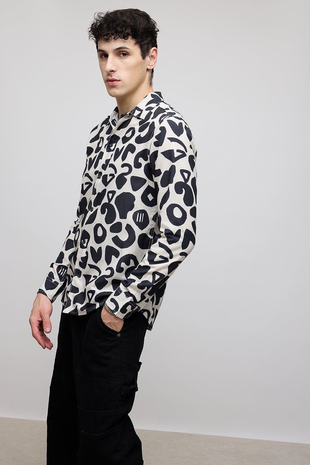 Playful Imprints Full Sleeves Men's Shirt