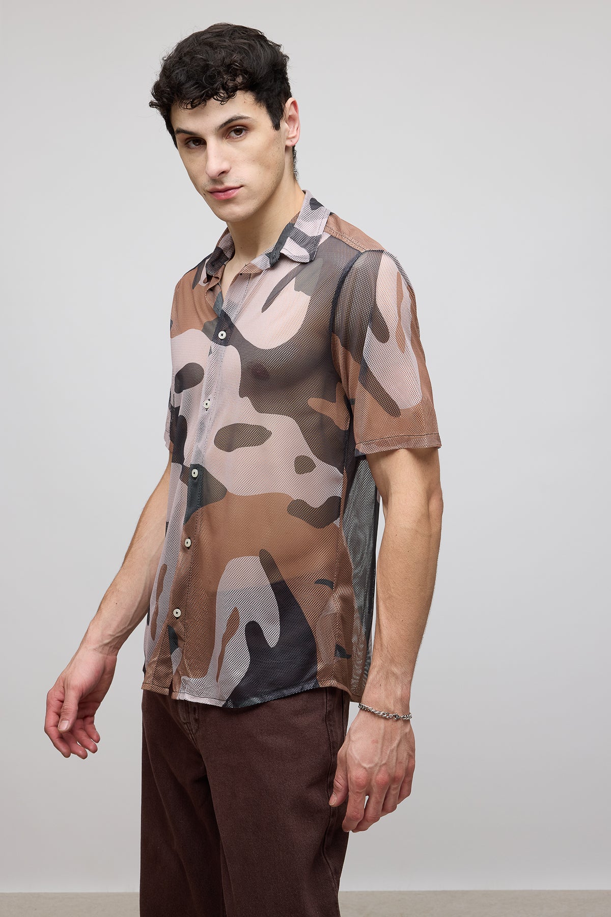 Basic Camo Men's Mesh Shirt