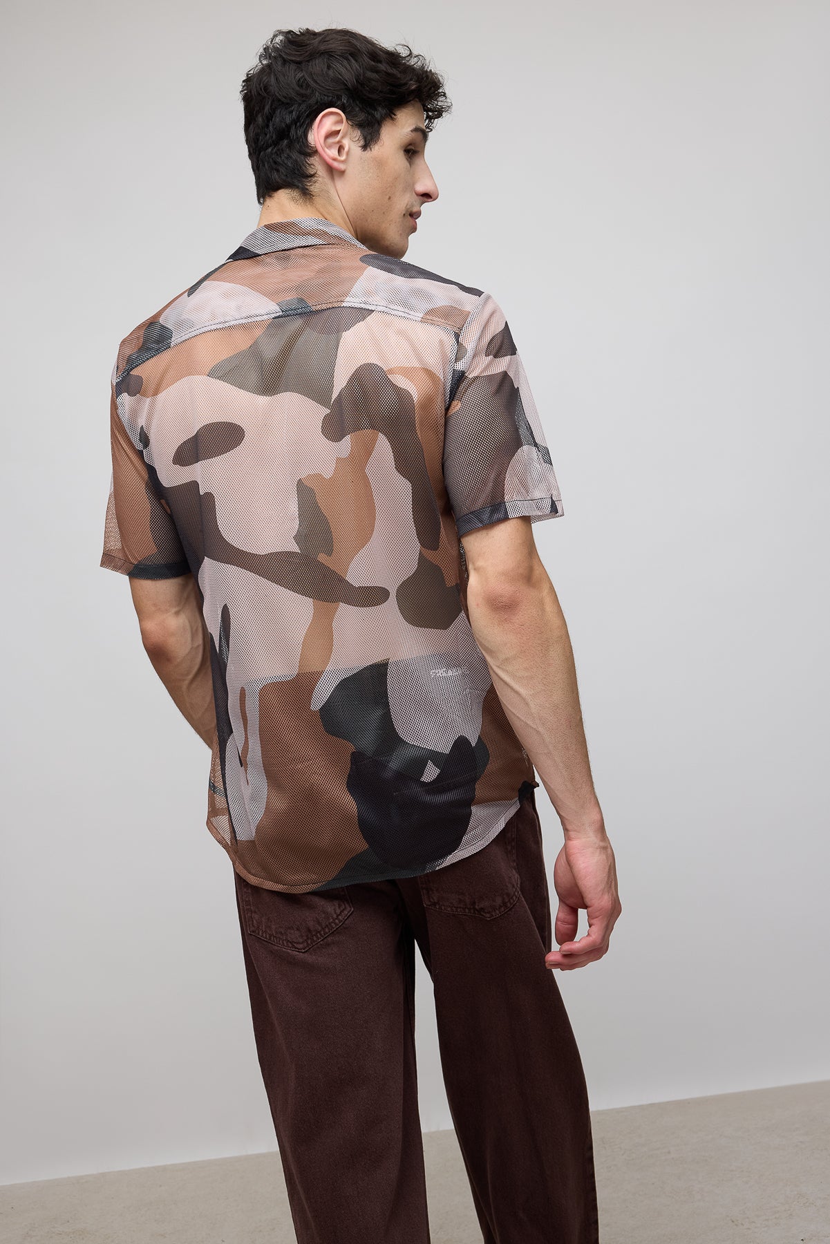 Basic Camo Men's Mesh Shirt