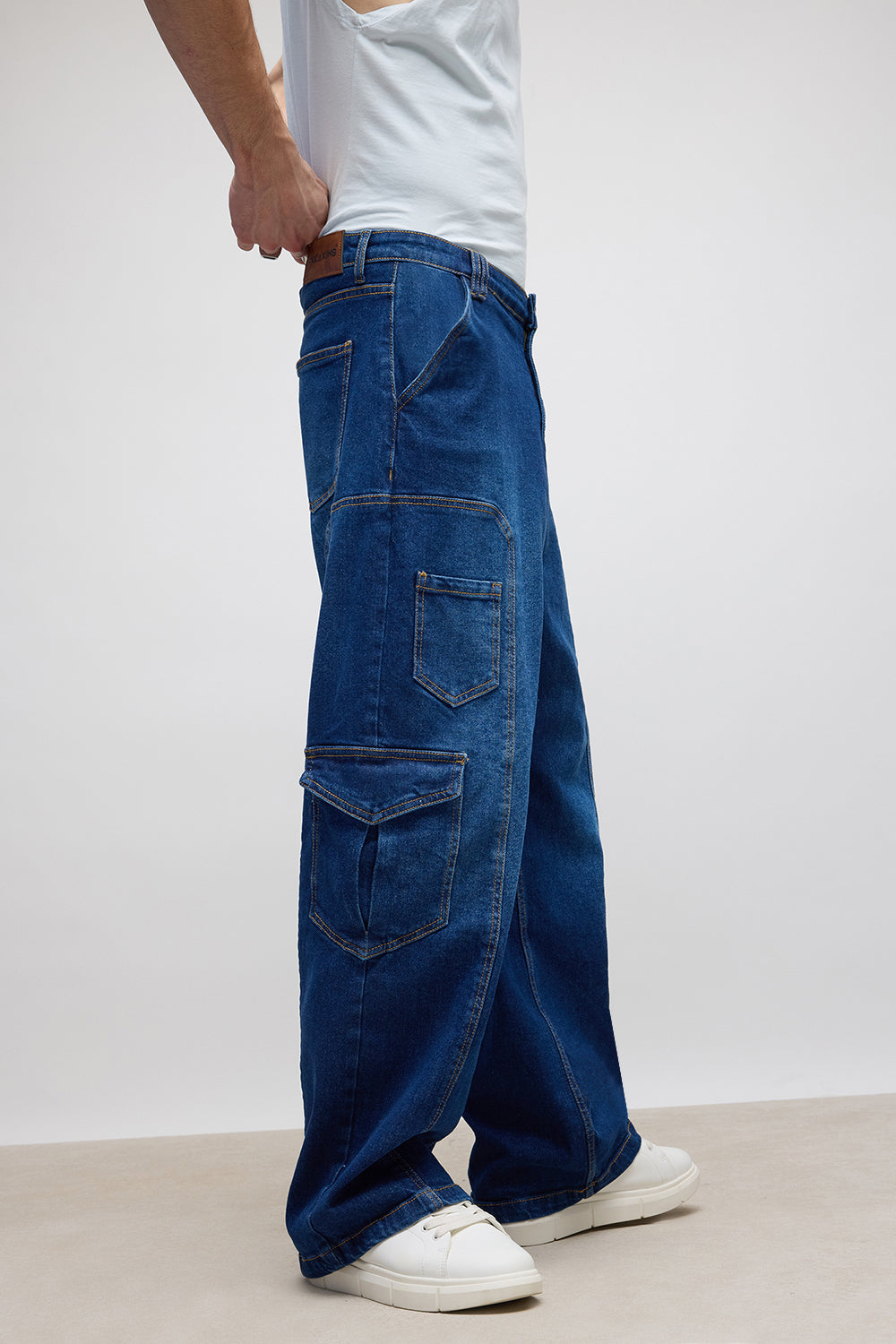 Streetwear Indigo Men's Cargo Pants