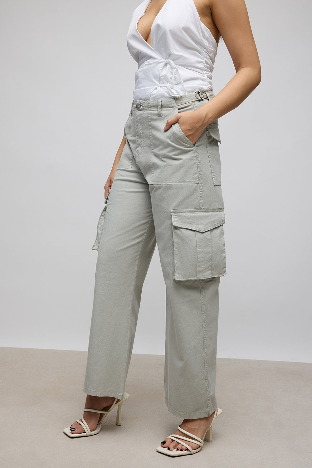 Green Koala Adjustable Cargo Pants