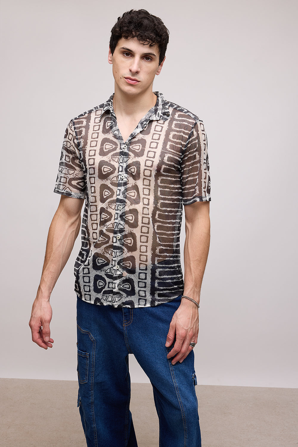 Tribal Men's Mesh Shirt