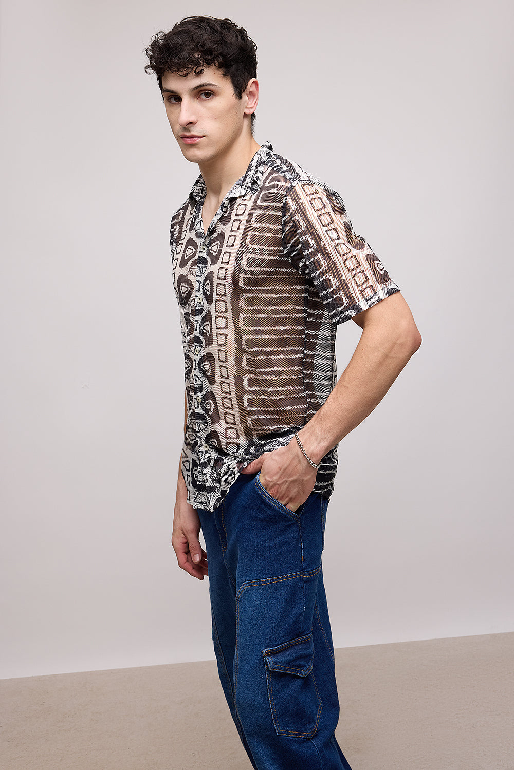 Tribal Men's Mesh Shirt