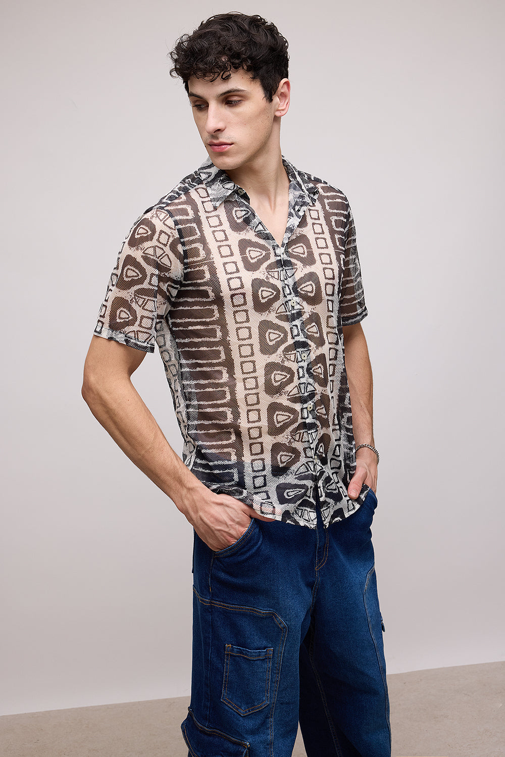 Tribal Men's Mesh Shirt