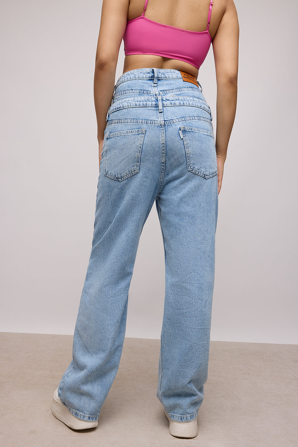 Double Flap Women's Jeans