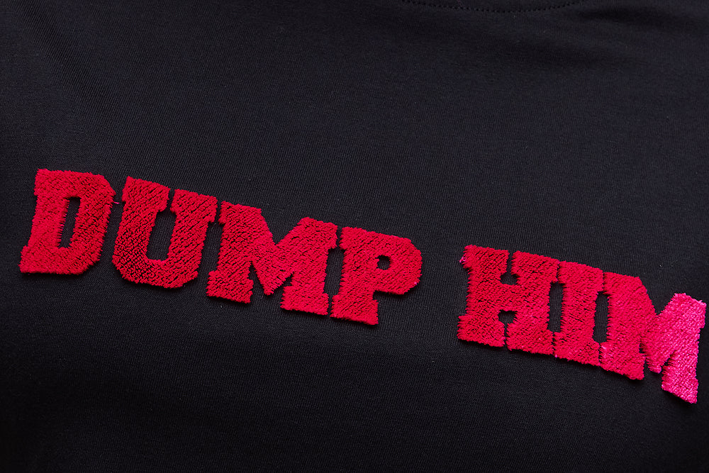 Black Dump Him T-Shirt