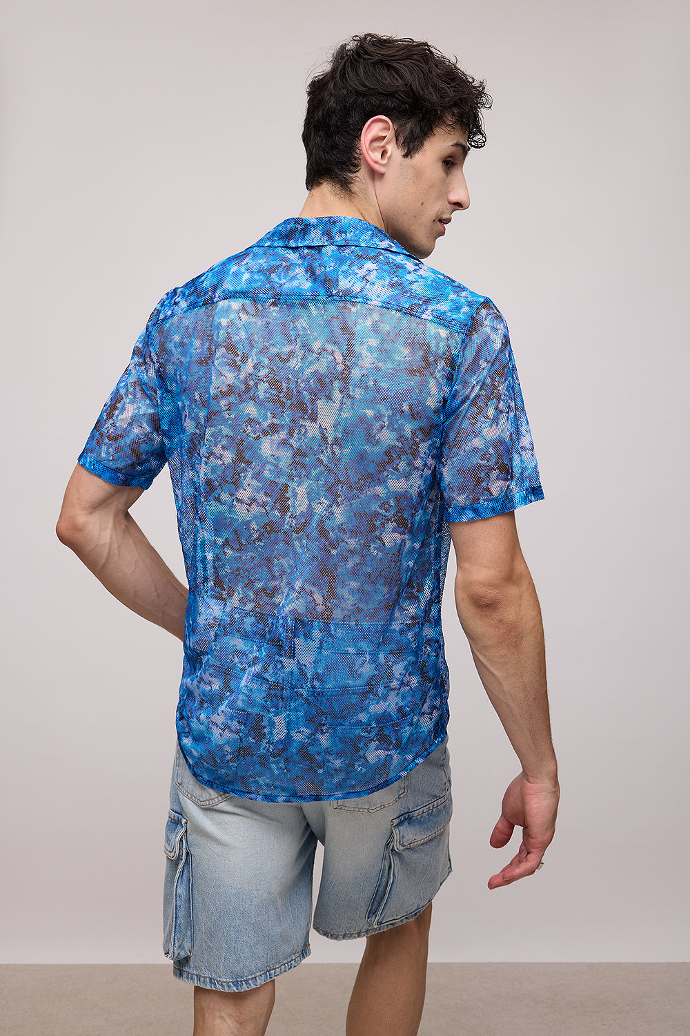 Cloudy Men's Mesh Shirt