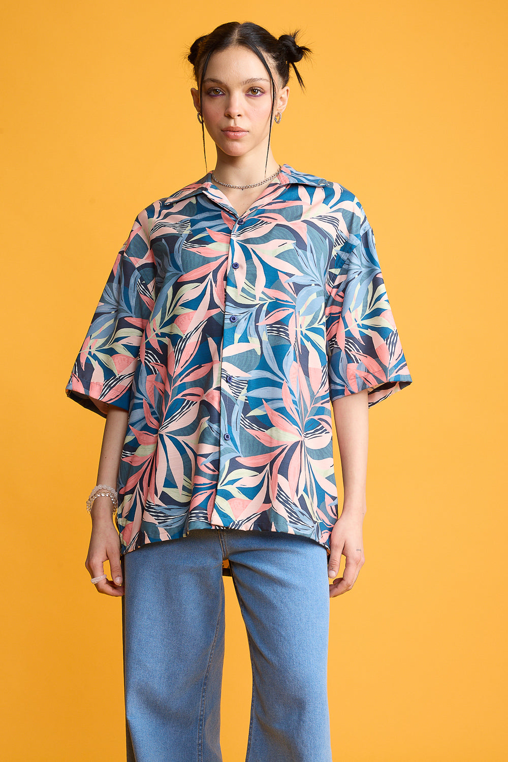 FLOPPY PRINTED WOMEN'S RESORT SHIRT