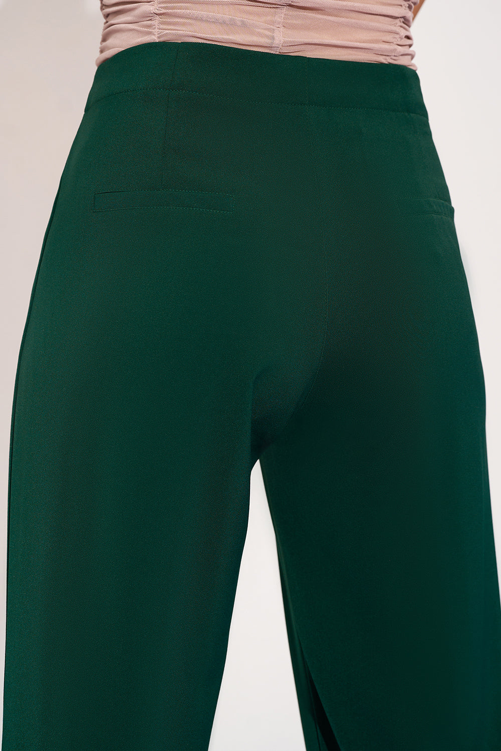 Emerald Muse Adjustable Hem Korean Pants