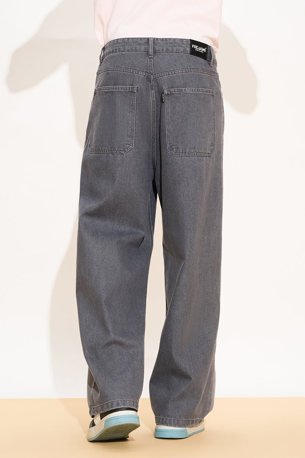 Mystic Grey Men's Wide Leg Jeans