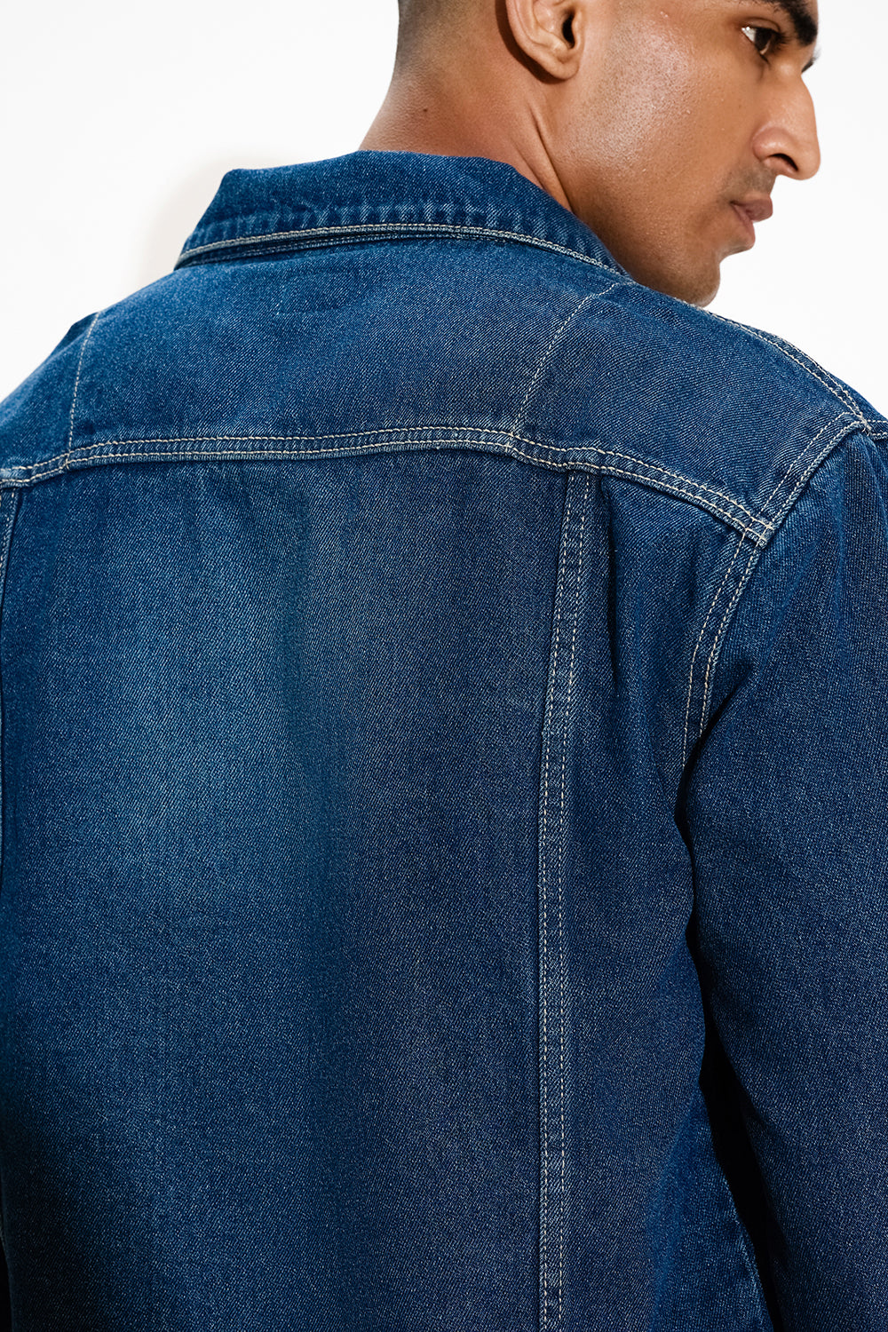 Blue Haze Men's Denim Trucker Jacket