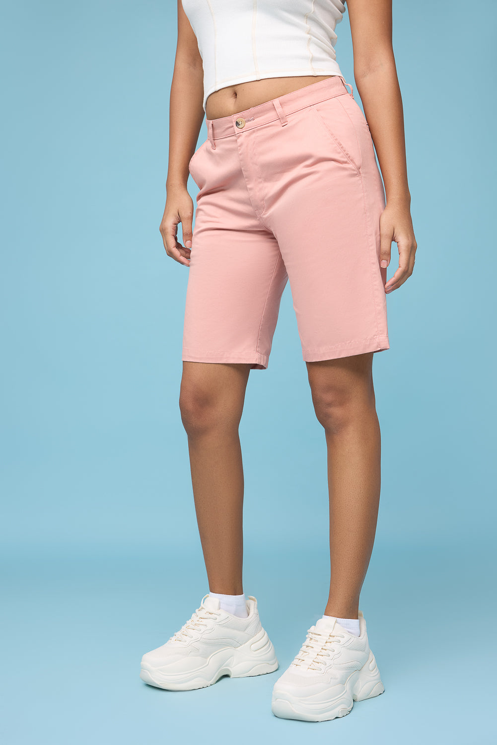 Women's Peach Summer Shorts