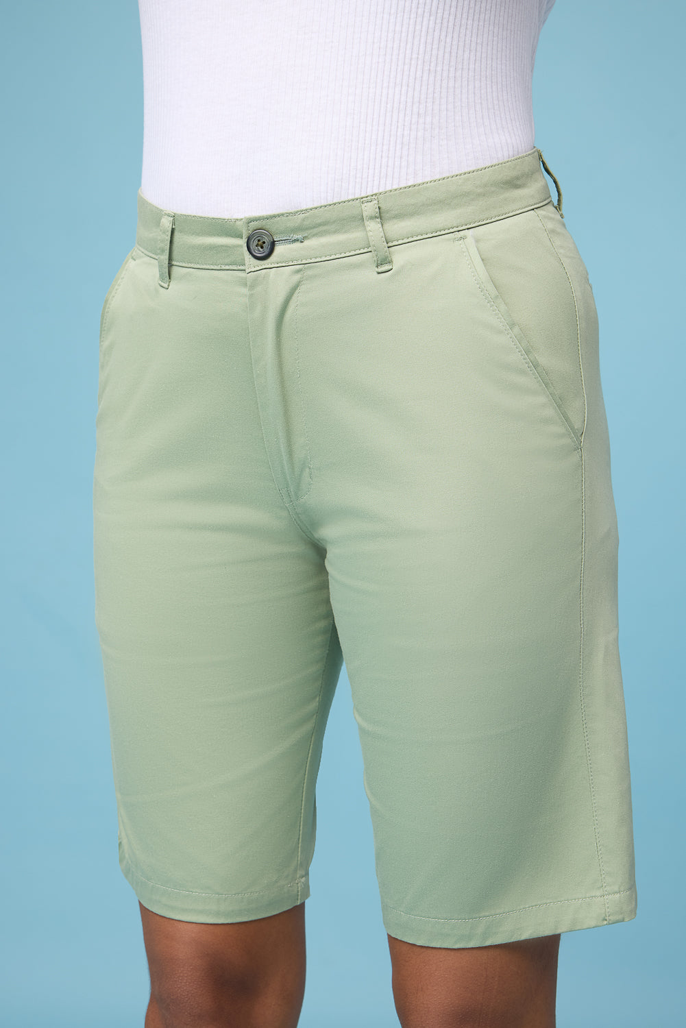 Women's Mint Green Summer Shorts