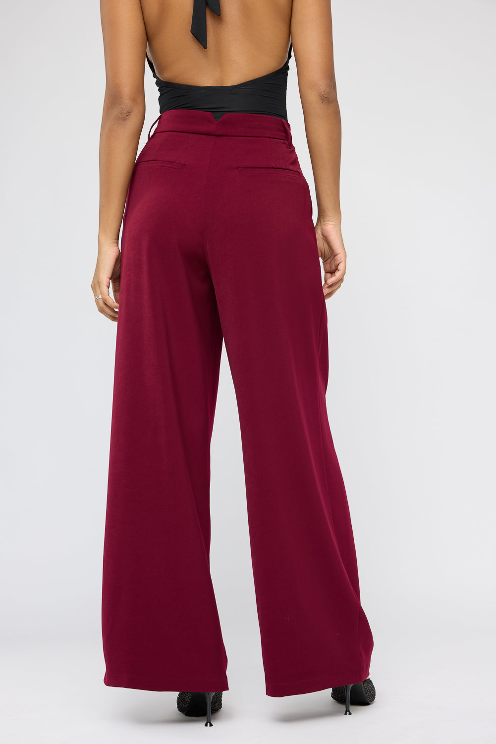 Garnet Super Flared Korean Pants