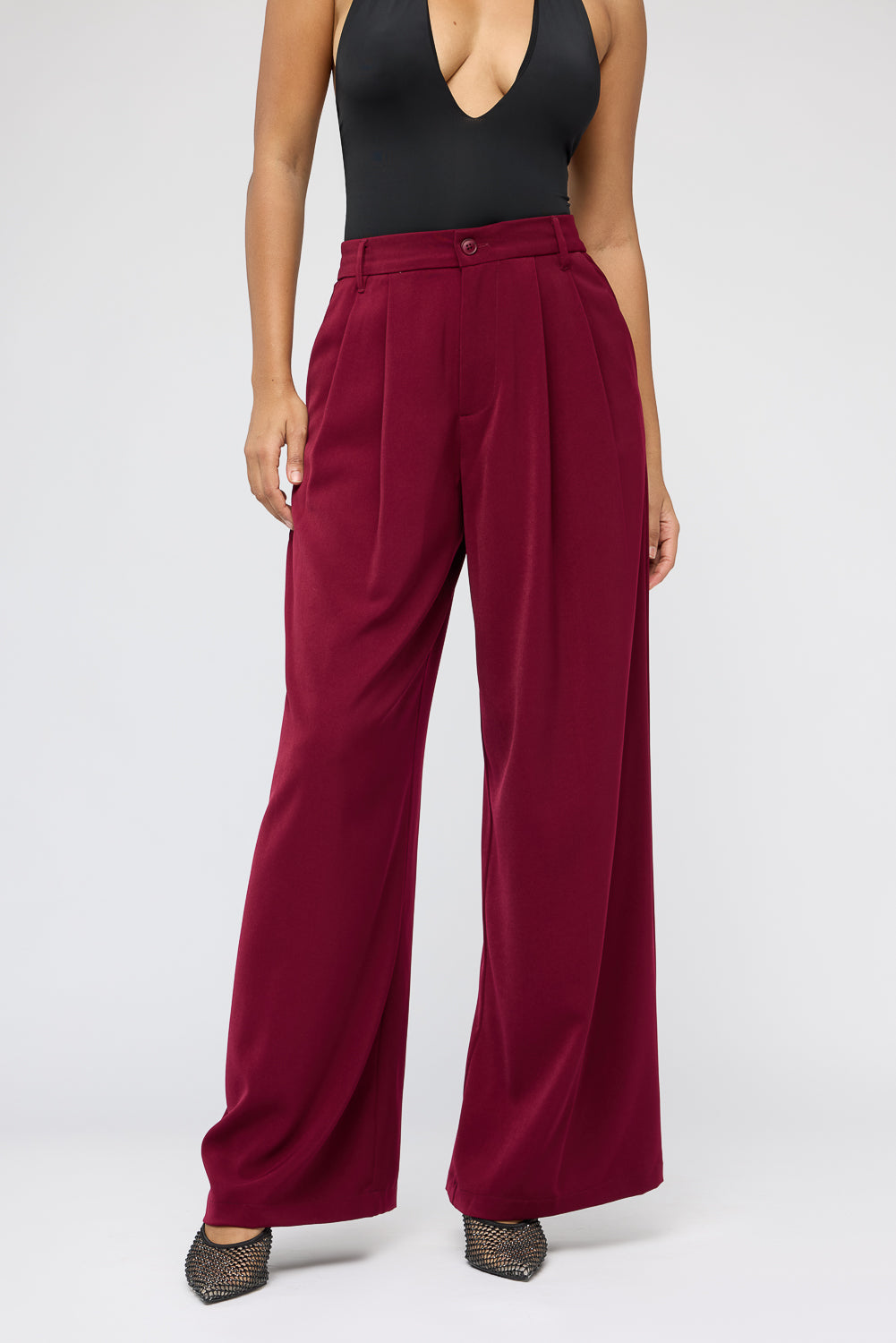 Garnet Super Flared Korean Pants