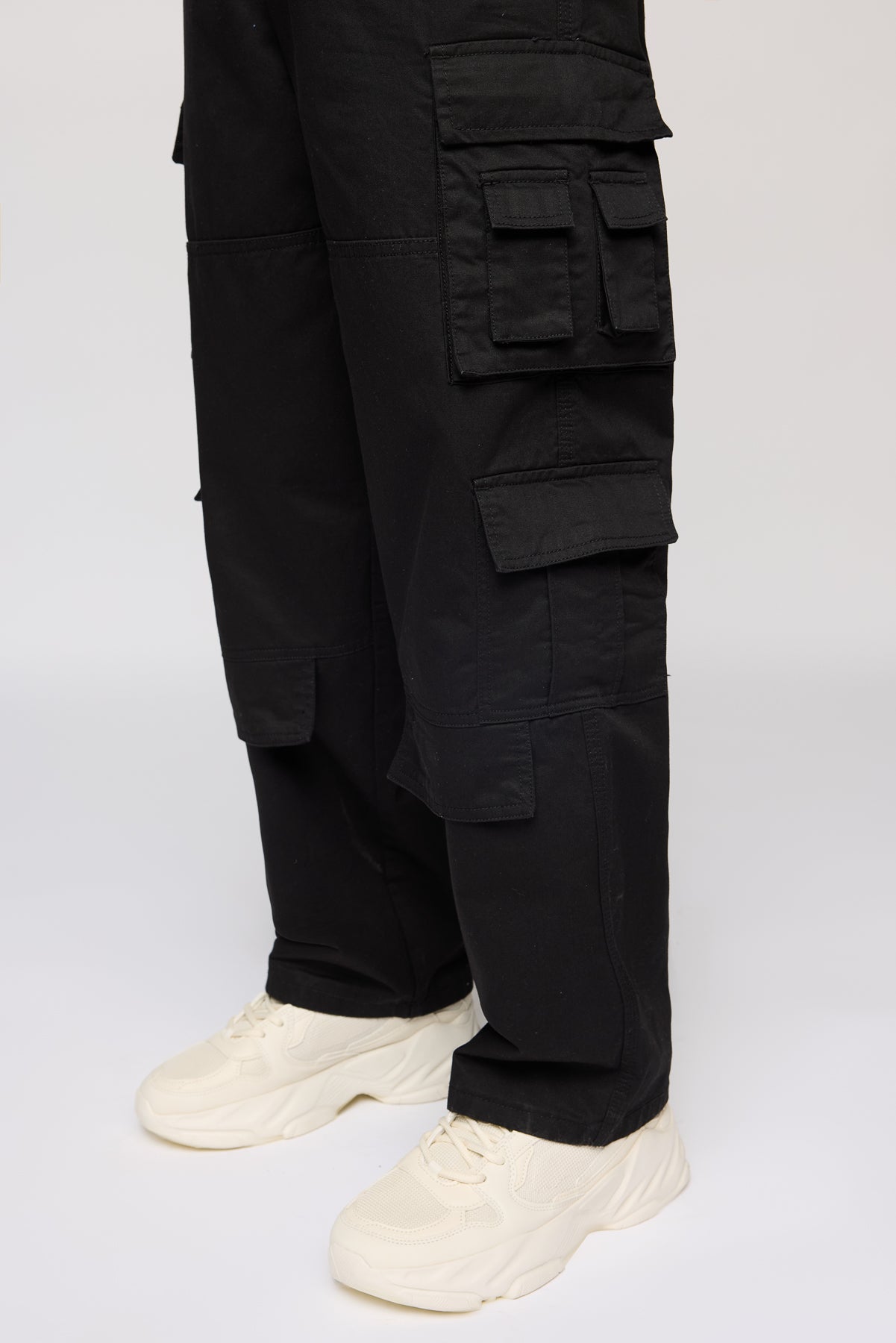 Black Tactical Men's Utility Cargos