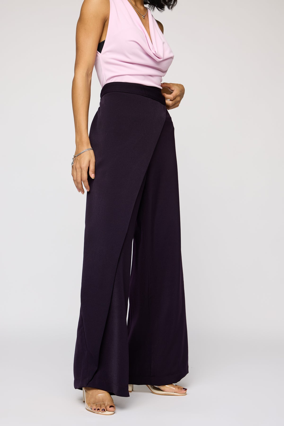 Cabernet Wine Pareo Korean Pants