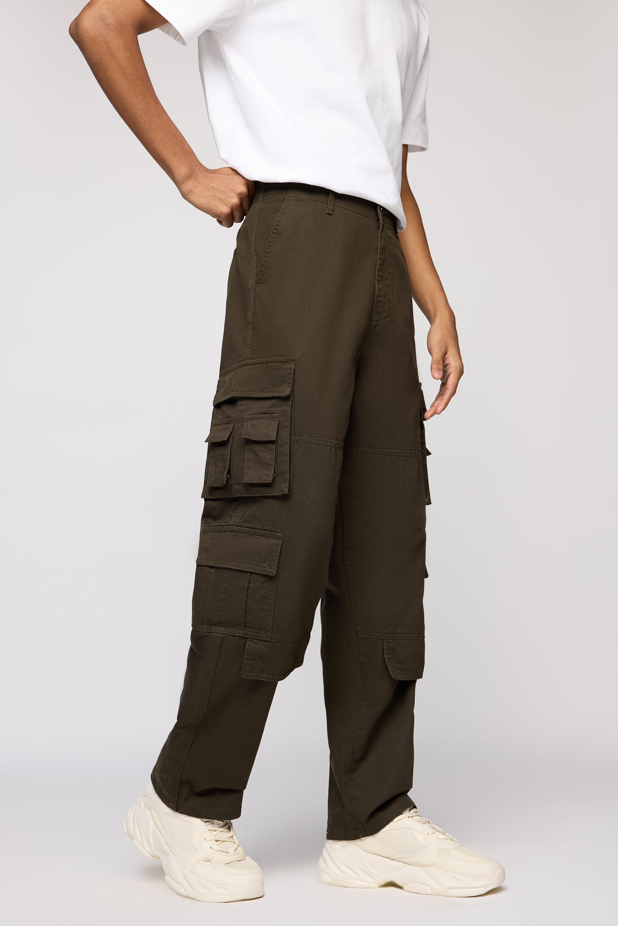 Bronx Brown Men's Utility Cargos