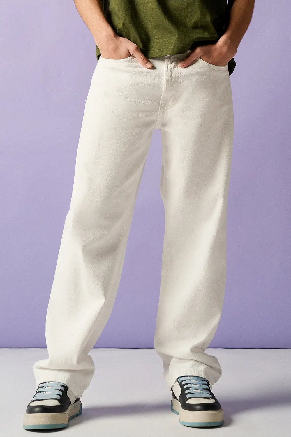 Ivory Edge Straight Fit Jeans