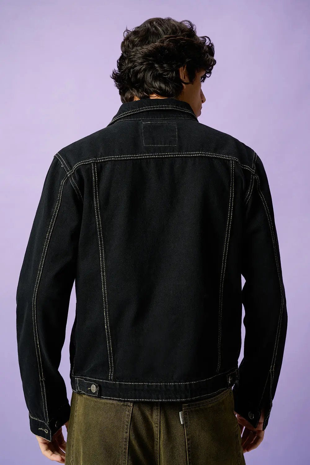 Black Blade Men's Denim Trucker Jacket