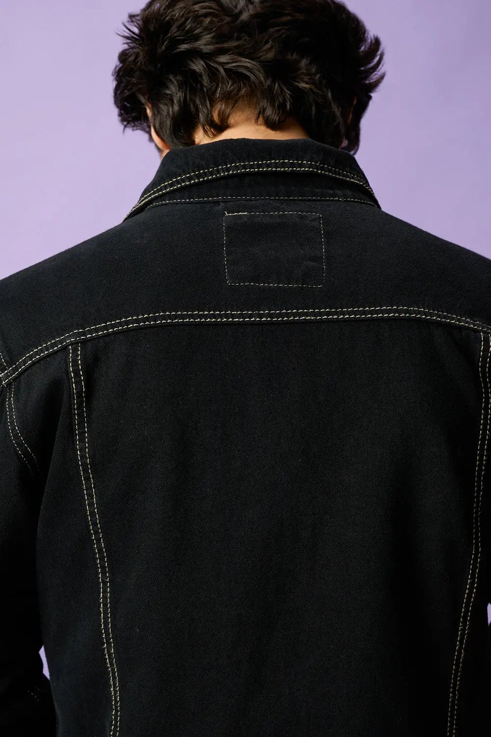 Black Blade Men's Denim Trucker Jacket