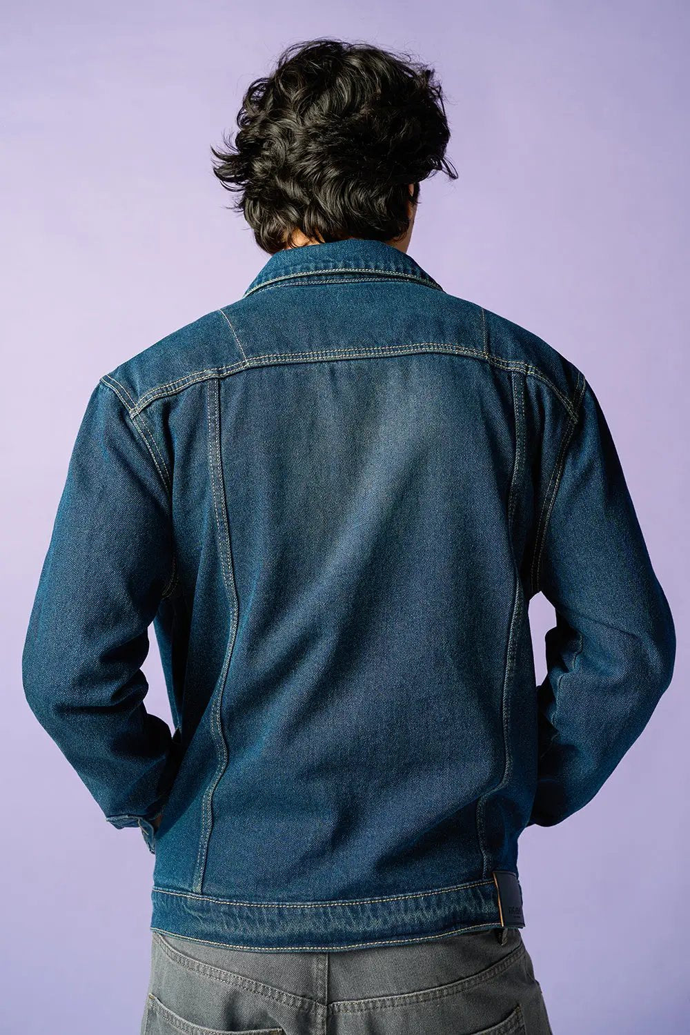 Vapor Blue Men's Denim Trucker Jacket