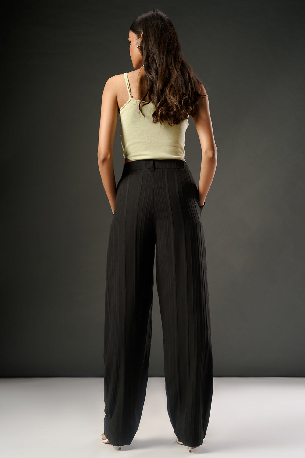 Moonlit Women's Textured Korean Pants