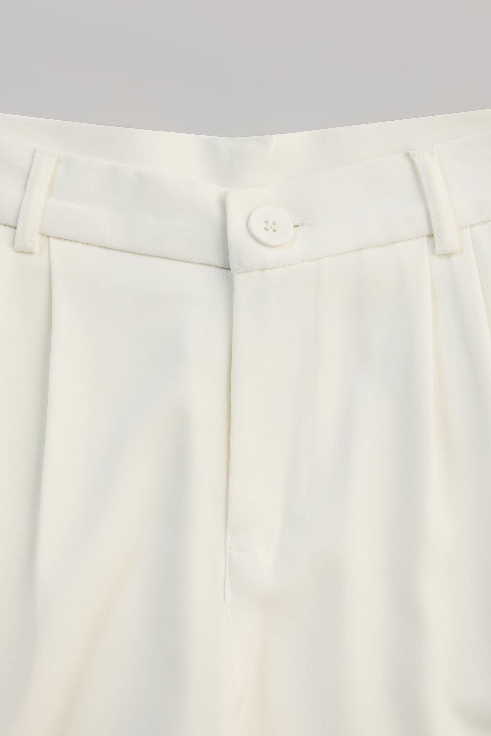 Off White Double Pleated Korean Pants