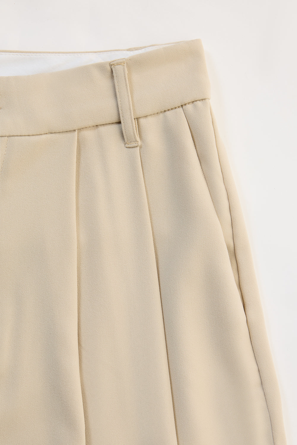 Soft Caramel Super Flared Korean Pants