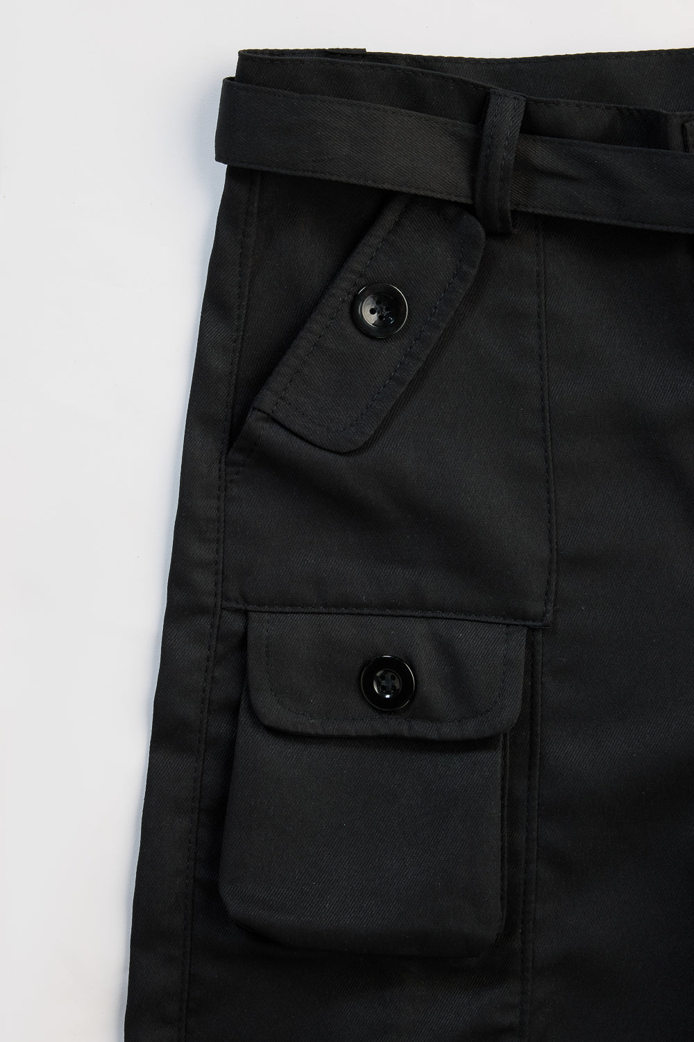 Vanta Black Straight Cargos