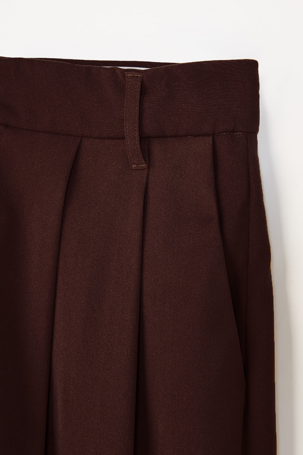 Tawny Brown Women's Super Flared Korean Pants