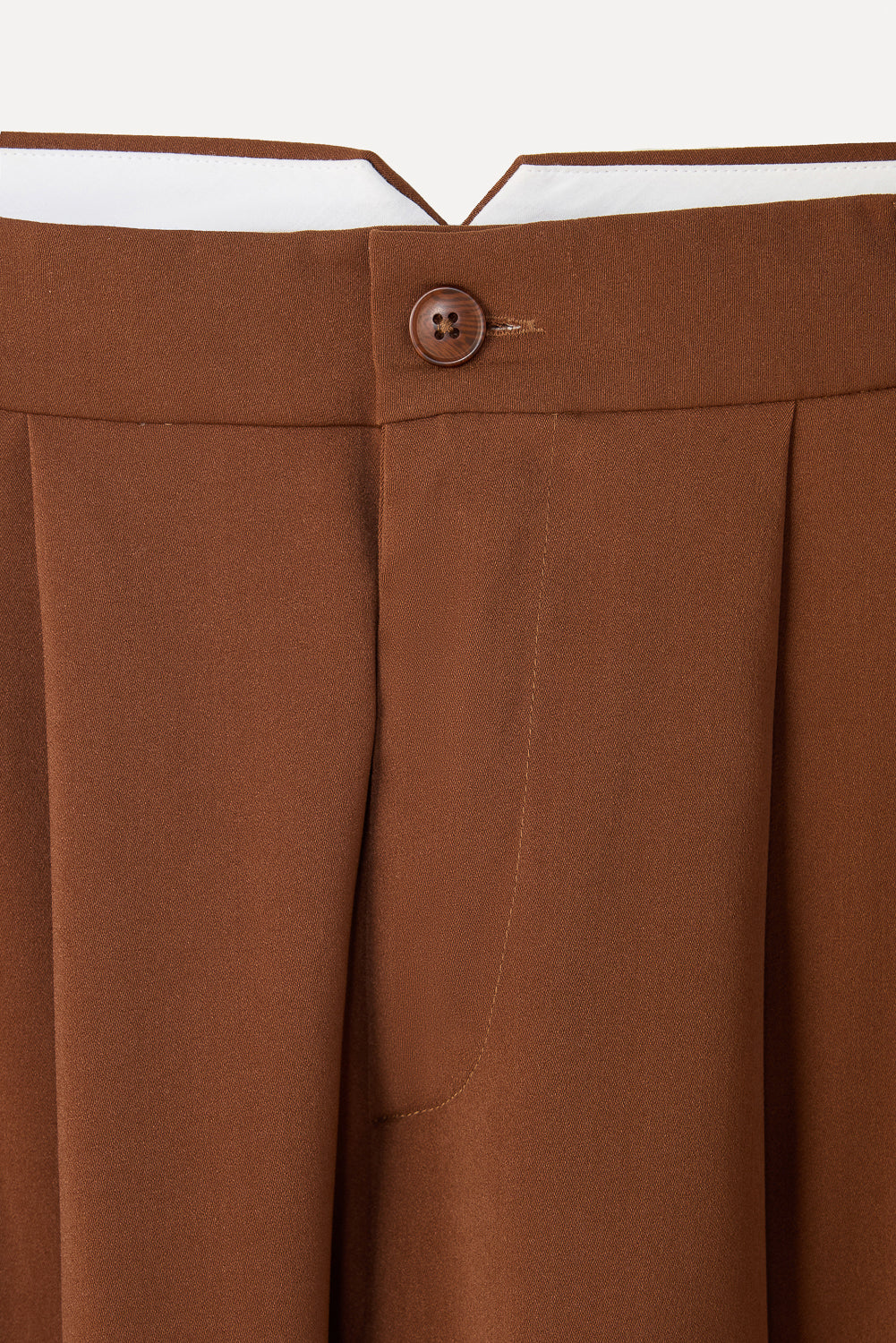 Tawny Brown Super Flared Korean Pants