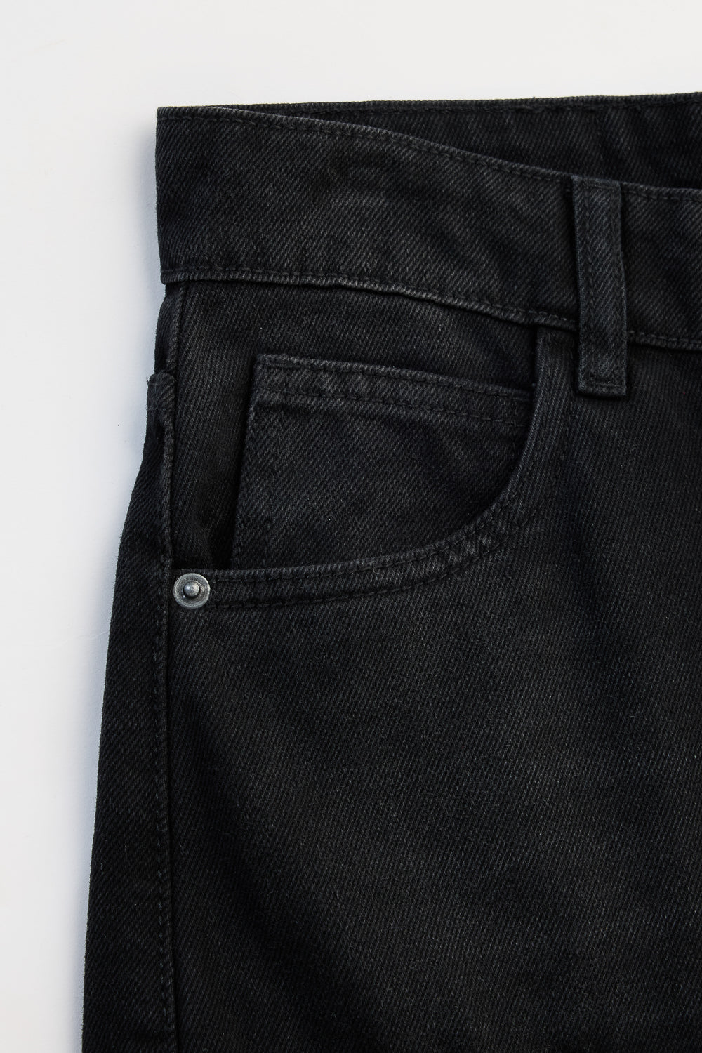 Raven Black Denim Cargo Jeans