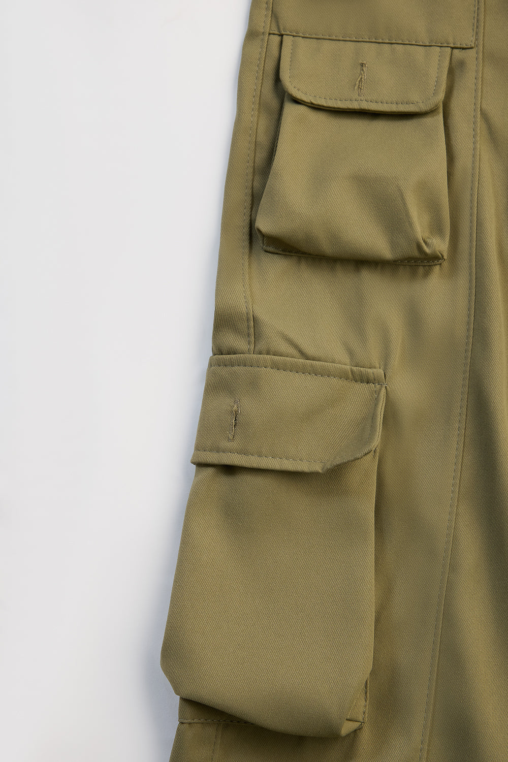 Dusky Olive Straight Cargos