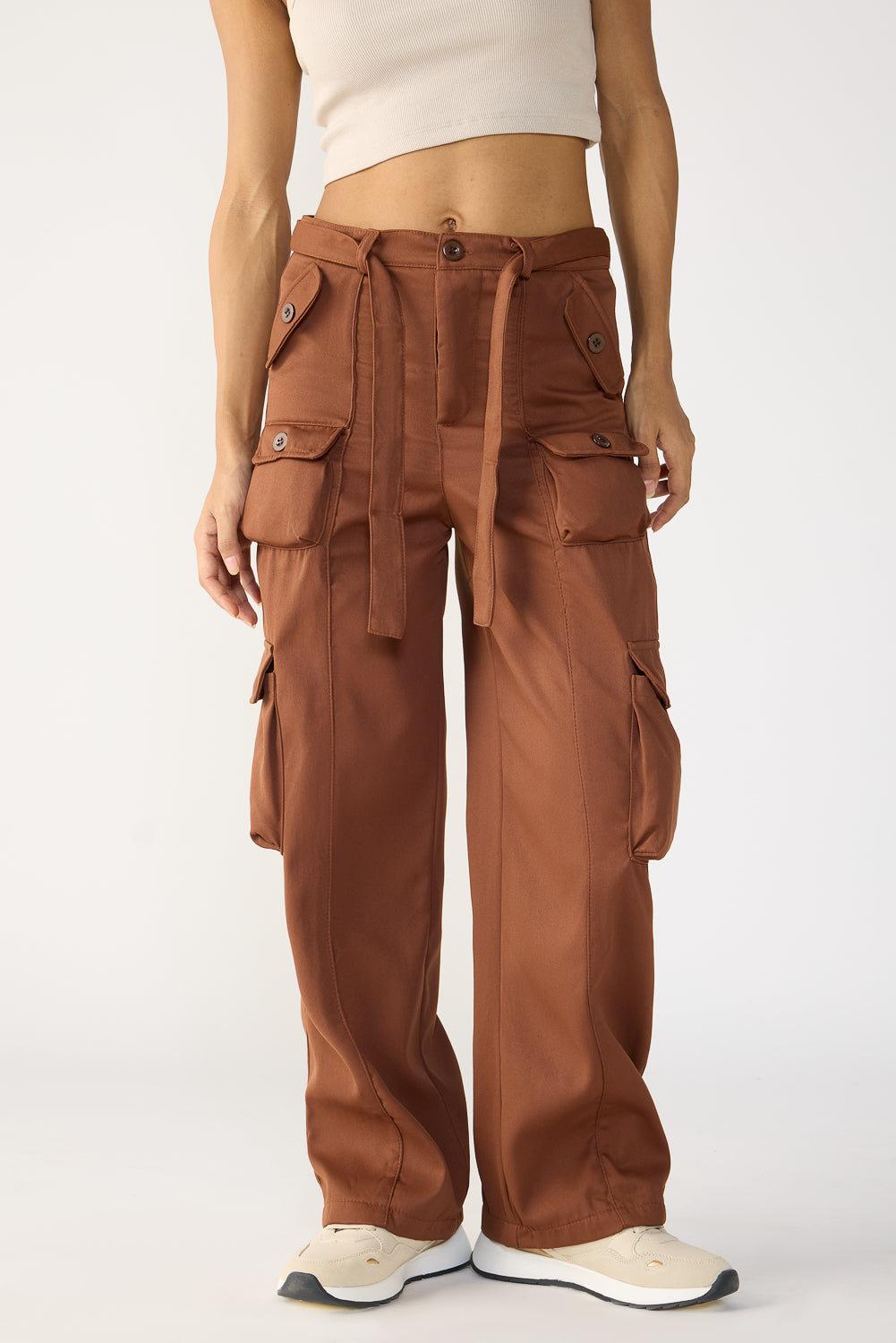 Musky Brown Straight Cargos