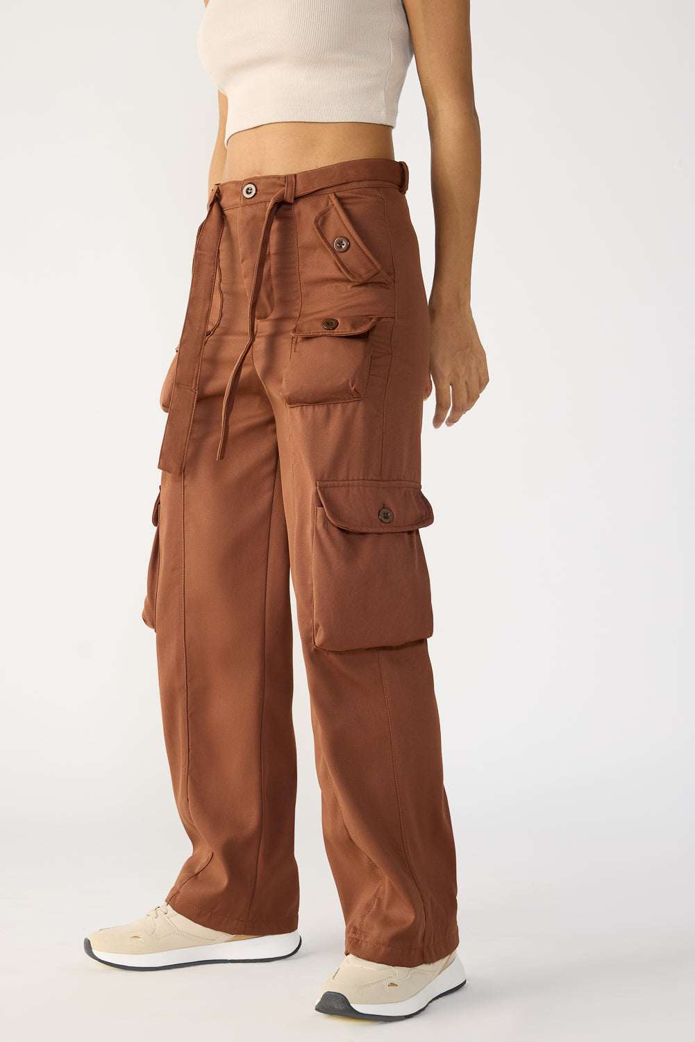 Musky Brown Straight Cargos