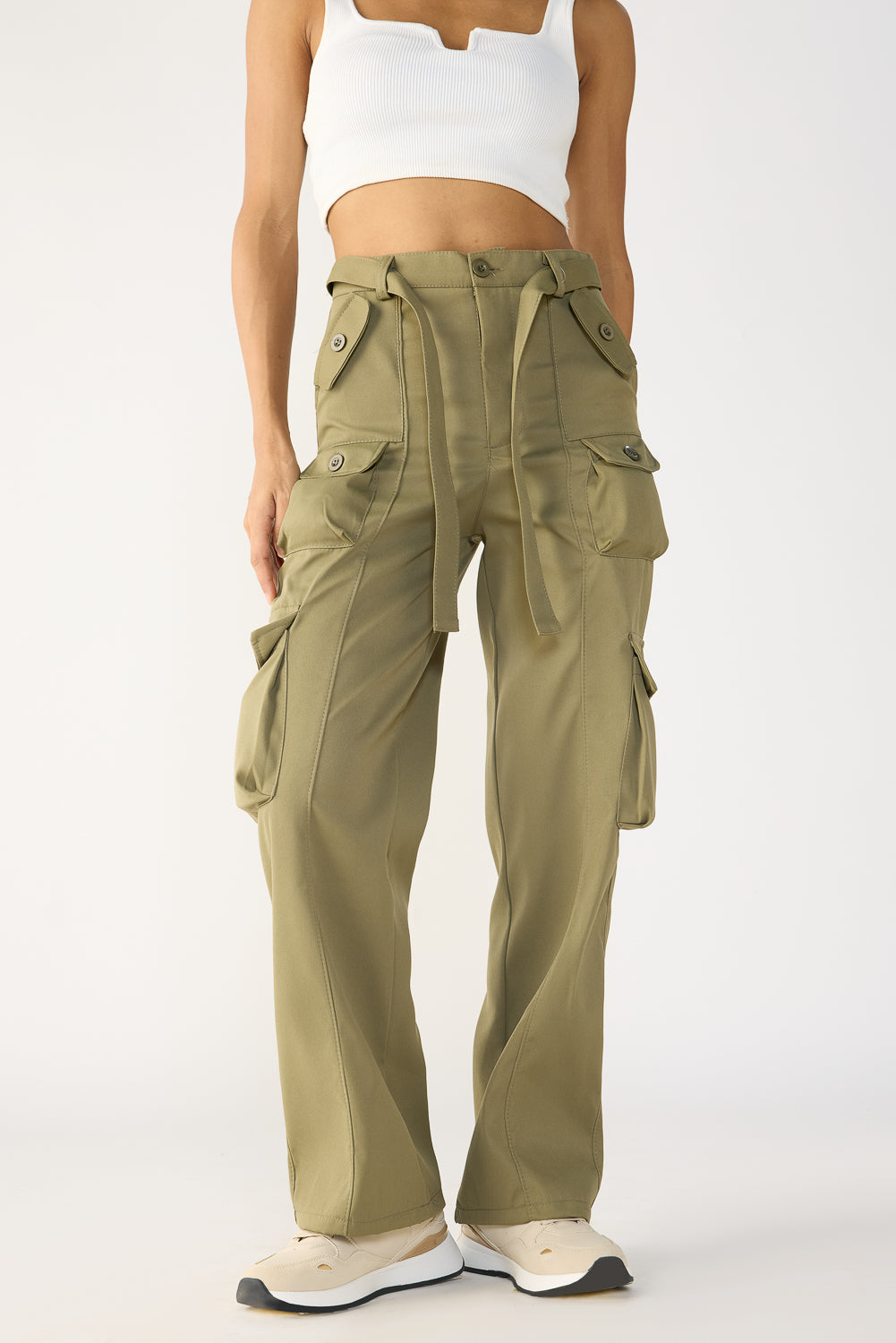 Sage Green Straight Cargo