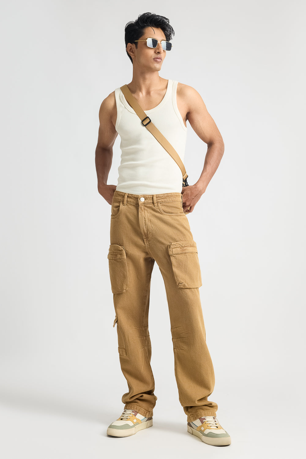 Men's Sand Straight Jeans