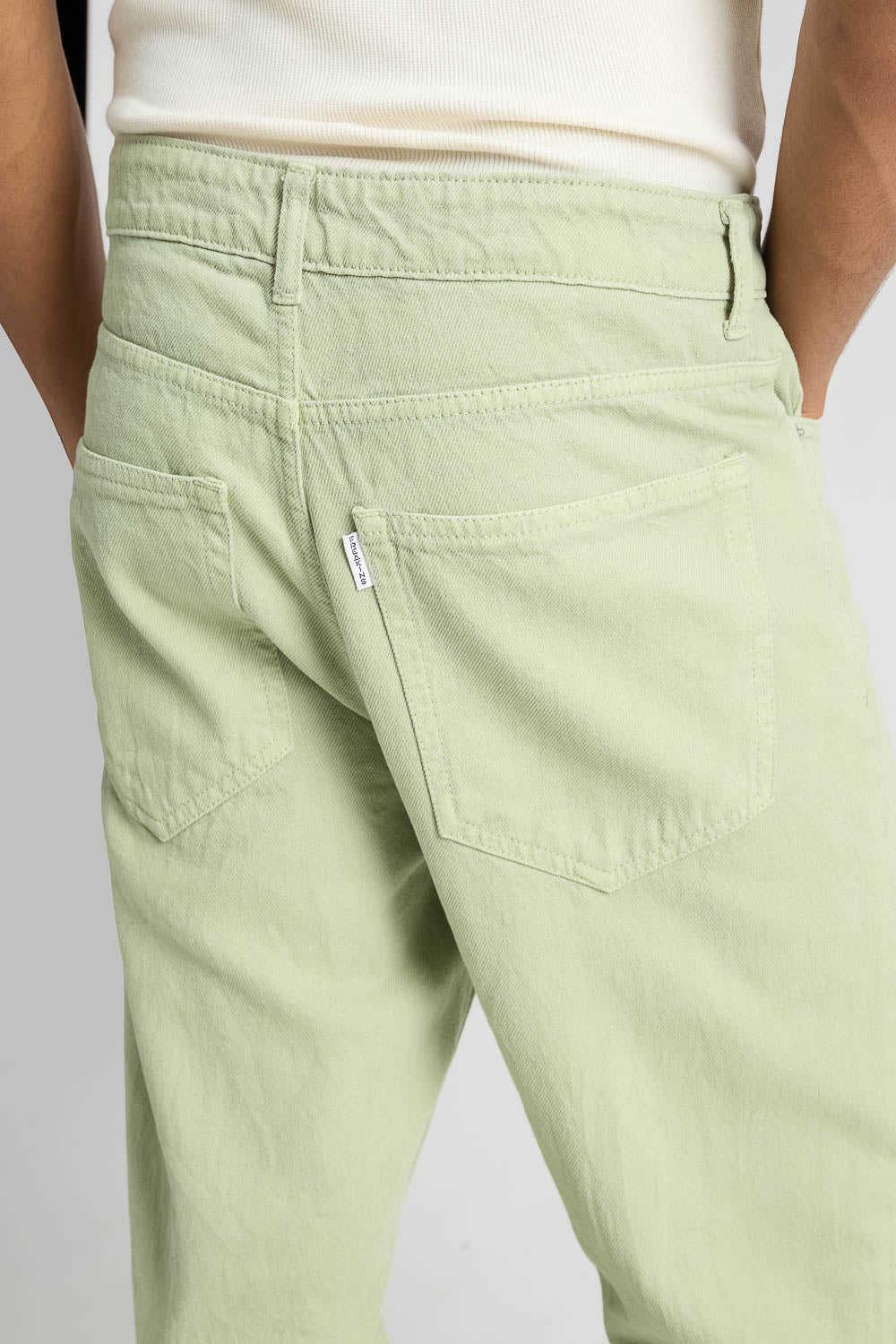 Sage Green Men's Straight Fit Jeans