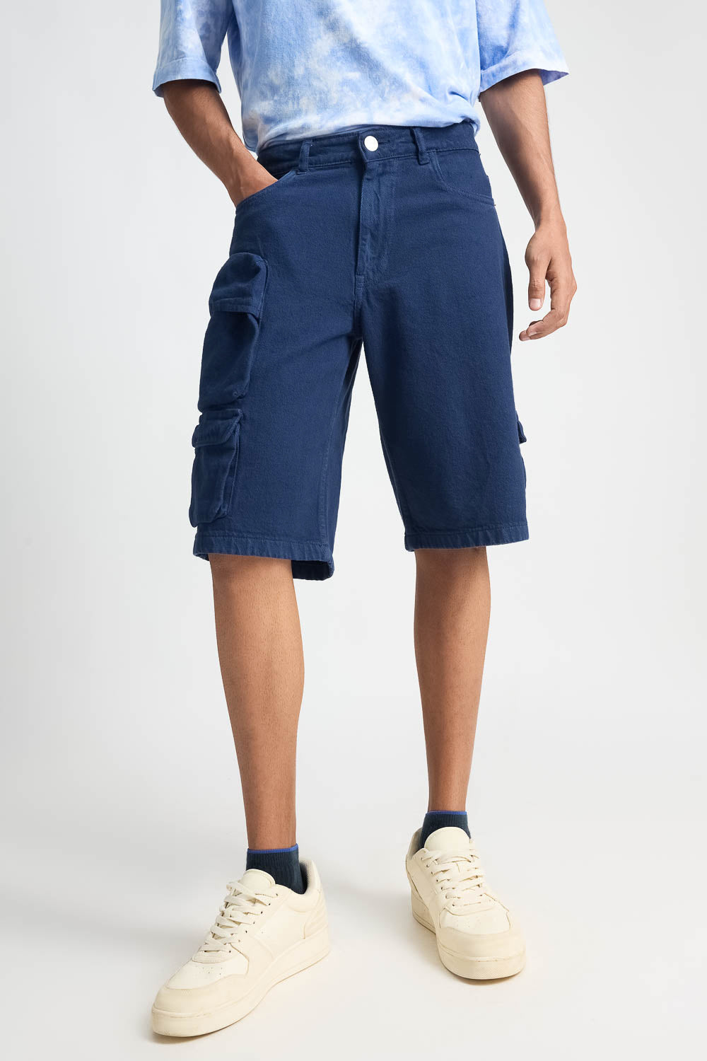 Classic Blue Men's Cargo Shorts