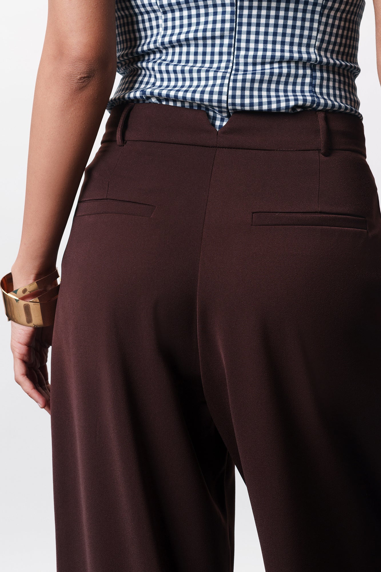 Espresso Brown Super Flared Korean Pants