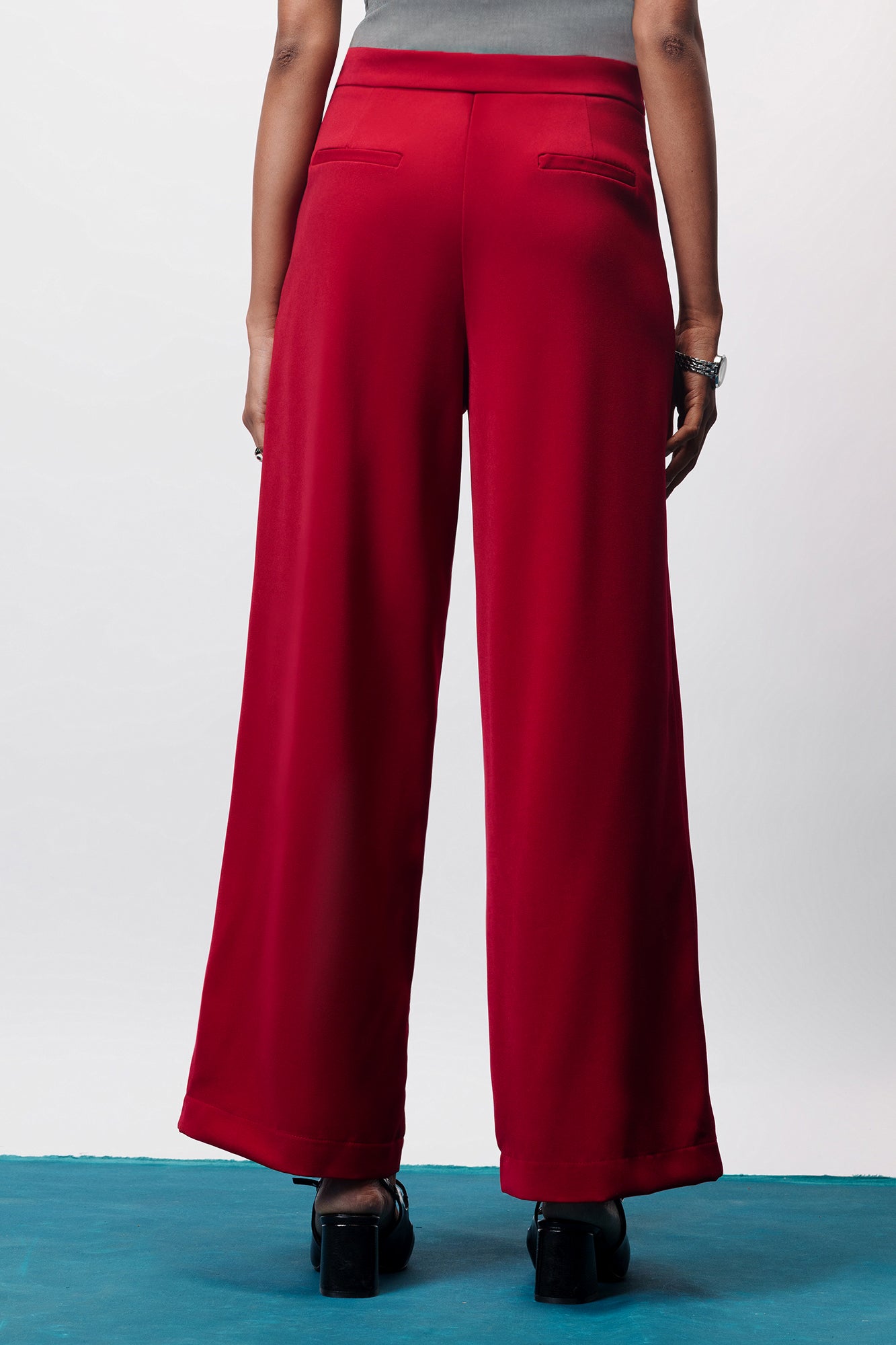 Red Rush Pareo Korean Pants