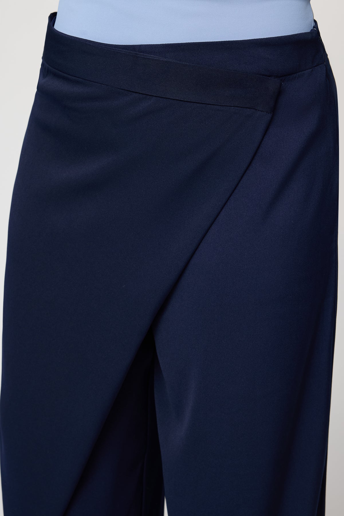 Royal Navy Curve Pareo Korean Pants