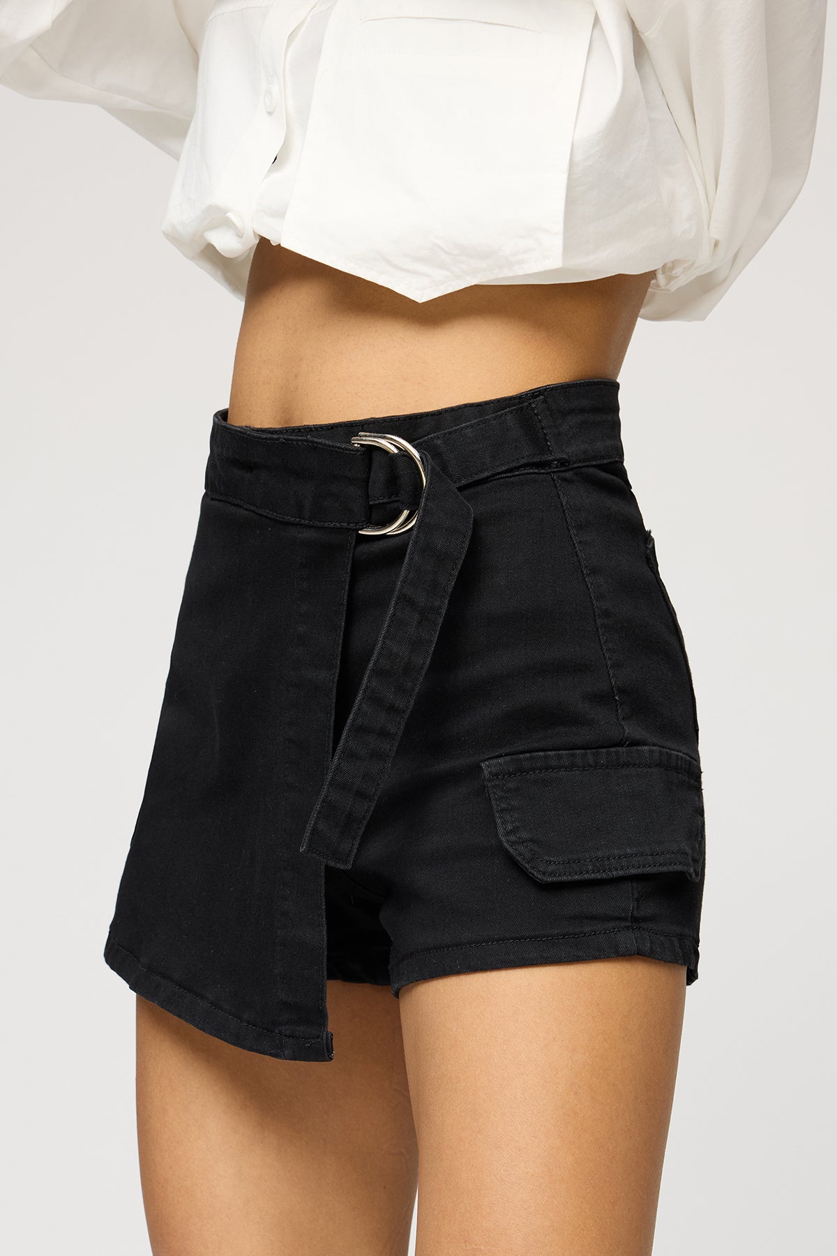 Velvet Night Denim Skort