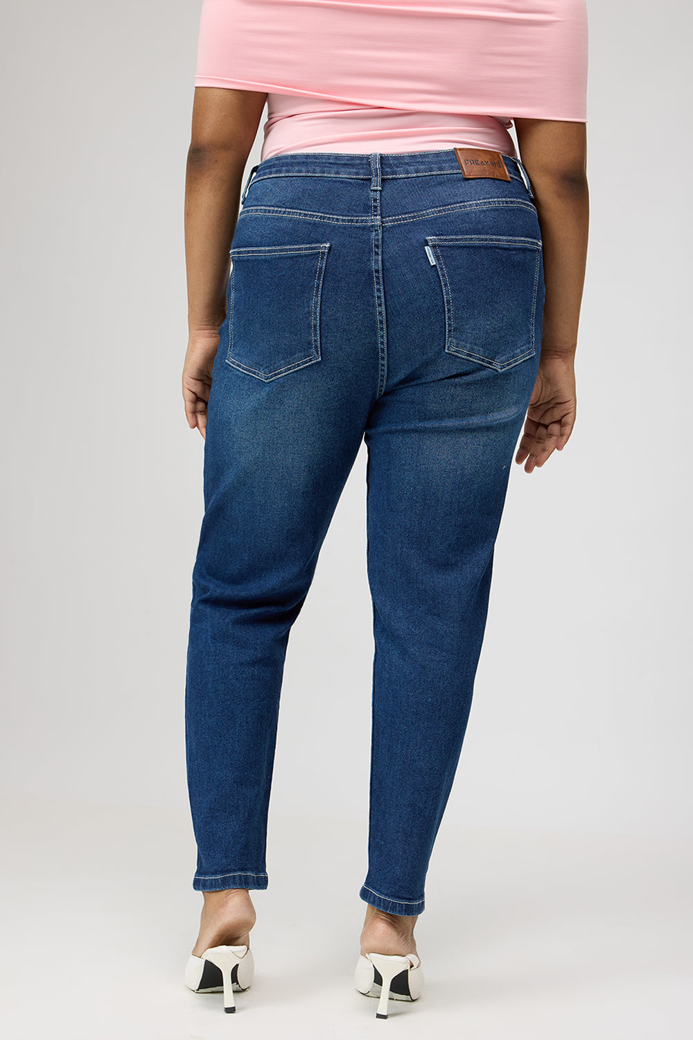 Curve Sculpting Blue Skinny Jeans