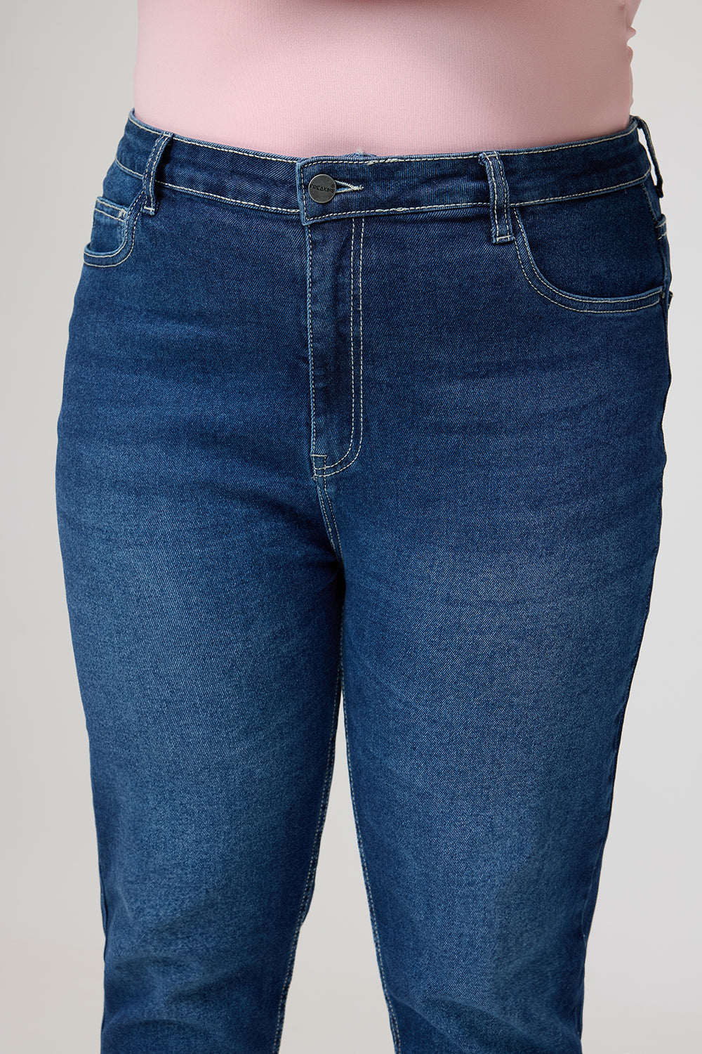 Curve Sculpting Blue Skinny Jeans