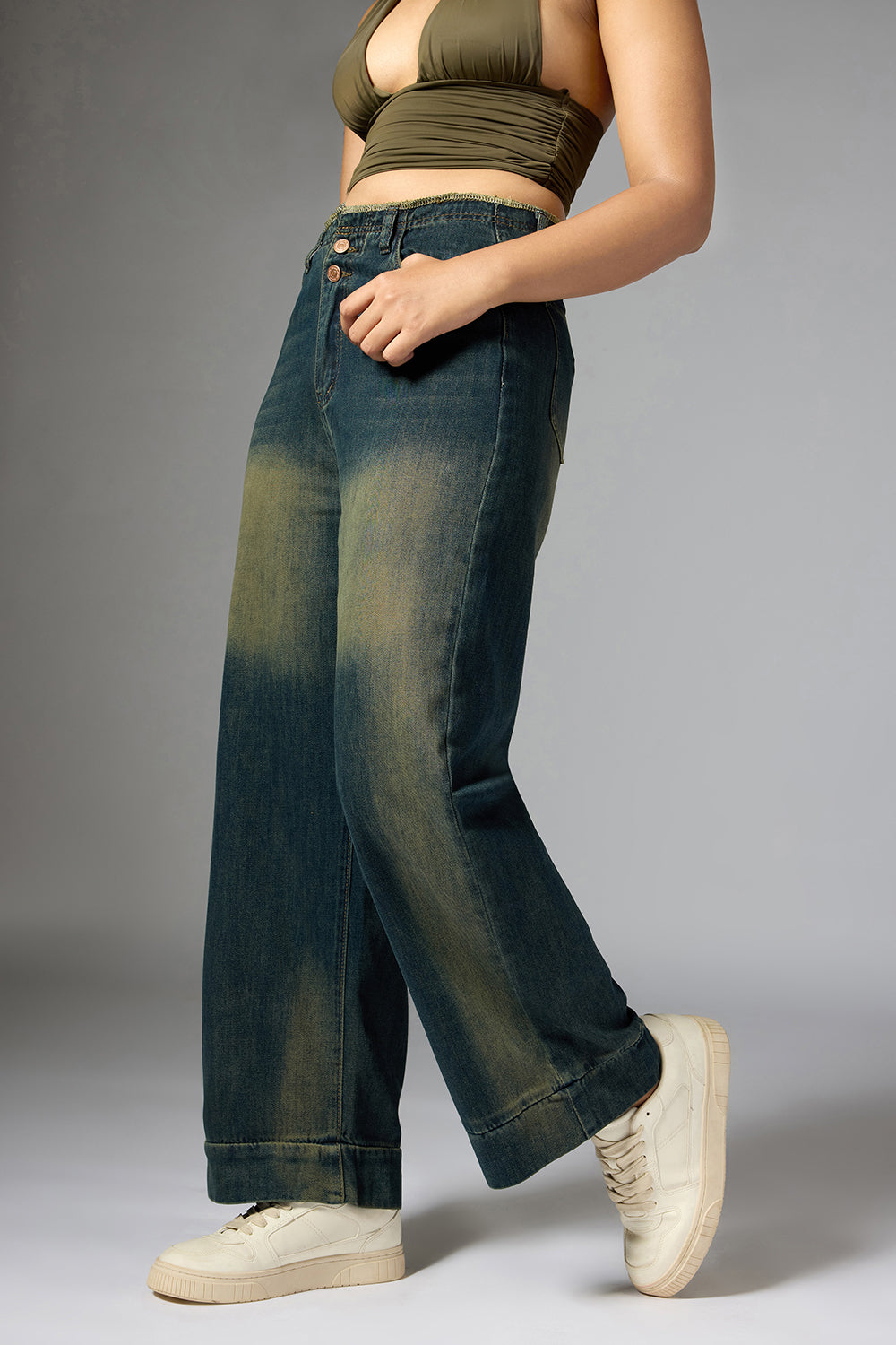 Vintage Washed Out Denim Jeans