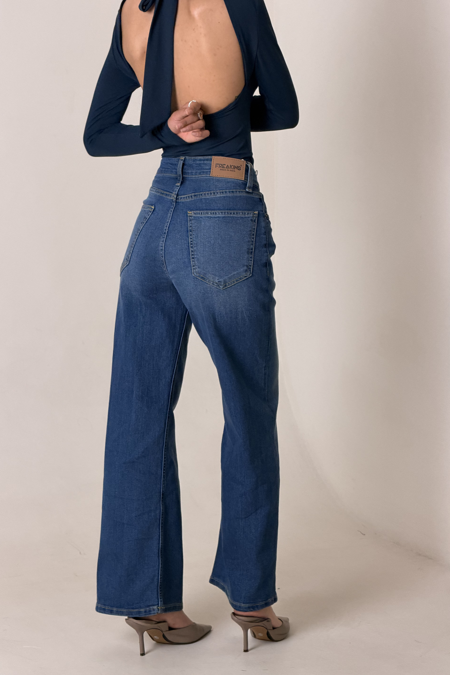 Deluxe On the Go Wide Leg Jeans